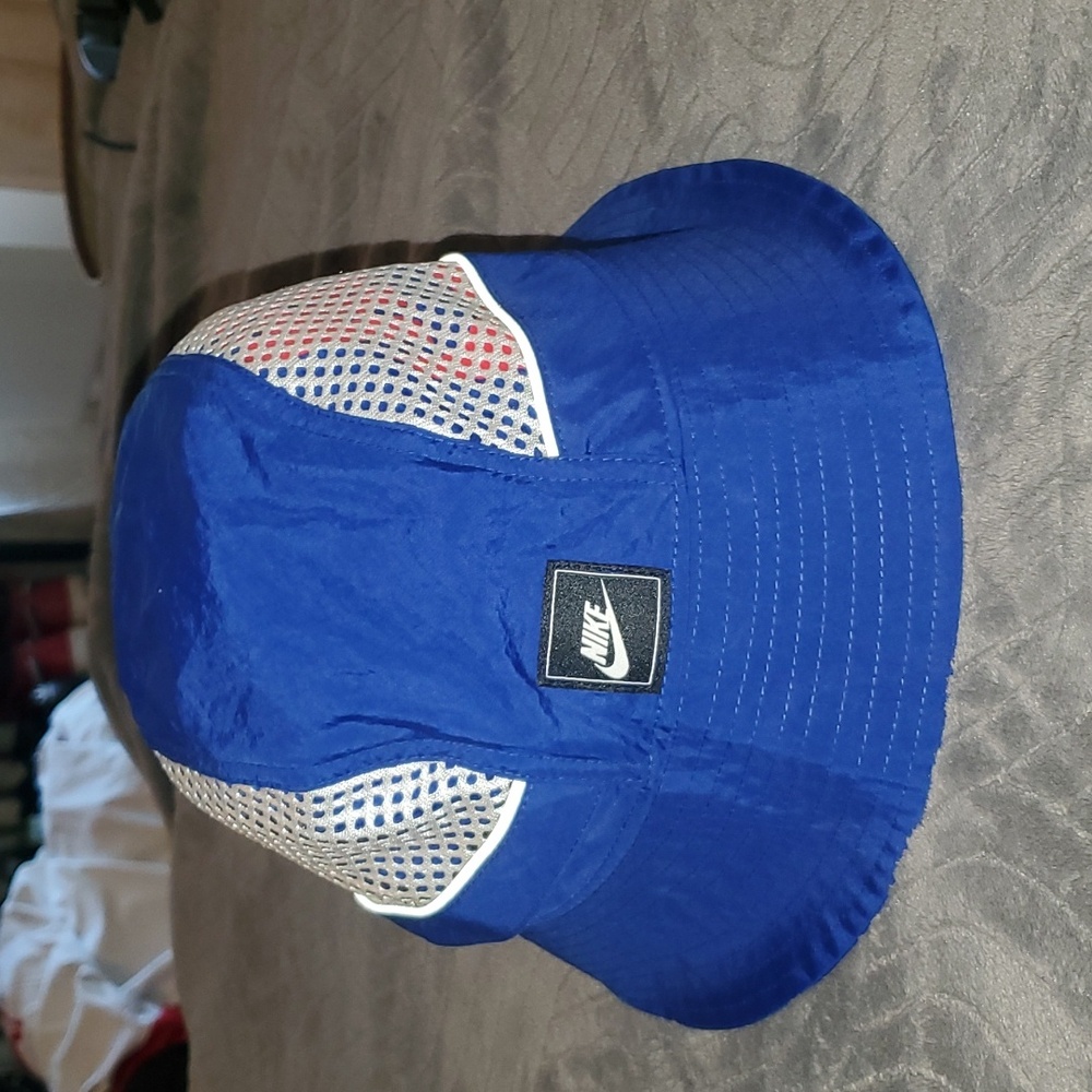 Nike Royal Blue Mesh Bucket Hat